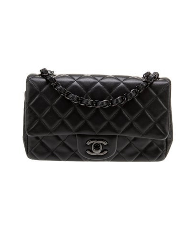 Chanel So Black Rectangular Mini Flap Bag