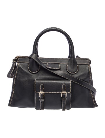 Leather Top Handle Bag