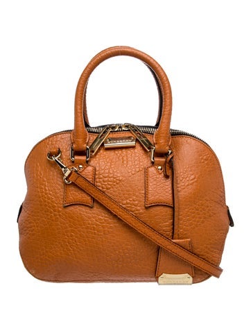 Leather Top Handle Bag