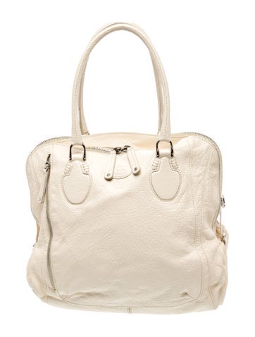 Leather Top Handle Bag