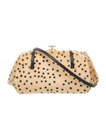 2026 Pony Hair Clutch w/ Strap w/Tags