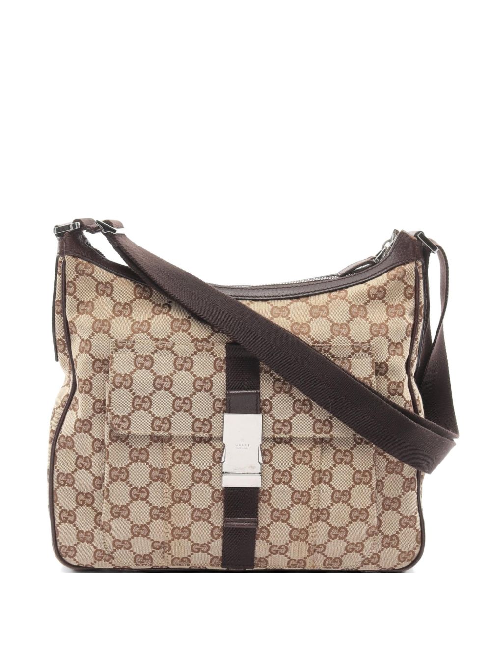 2000s GG canvas shoulder bag