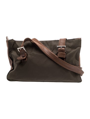 Tessuto Nylon Top Handle Bag