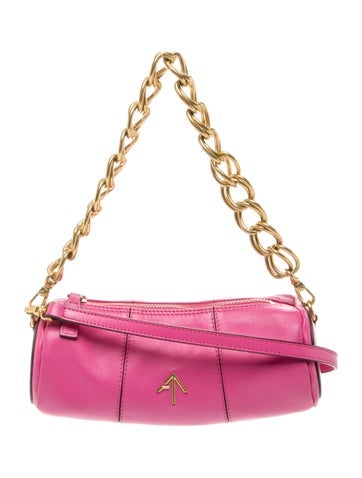 Manu Atelier Leather Top Handle Bag