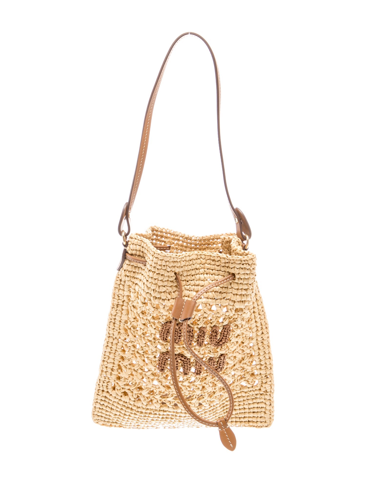 Raffia Bucket Bag 2024