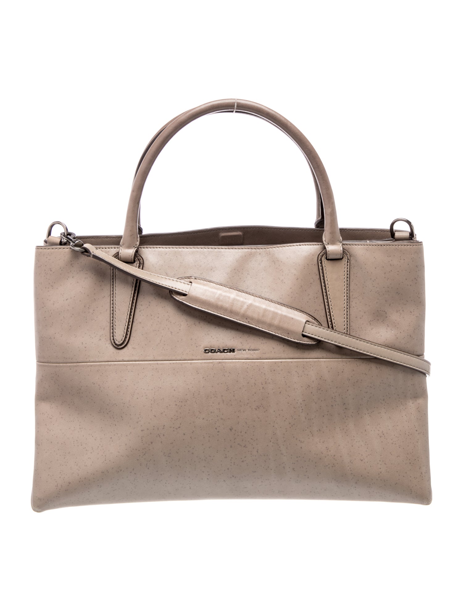 Leather Top Handle Bag