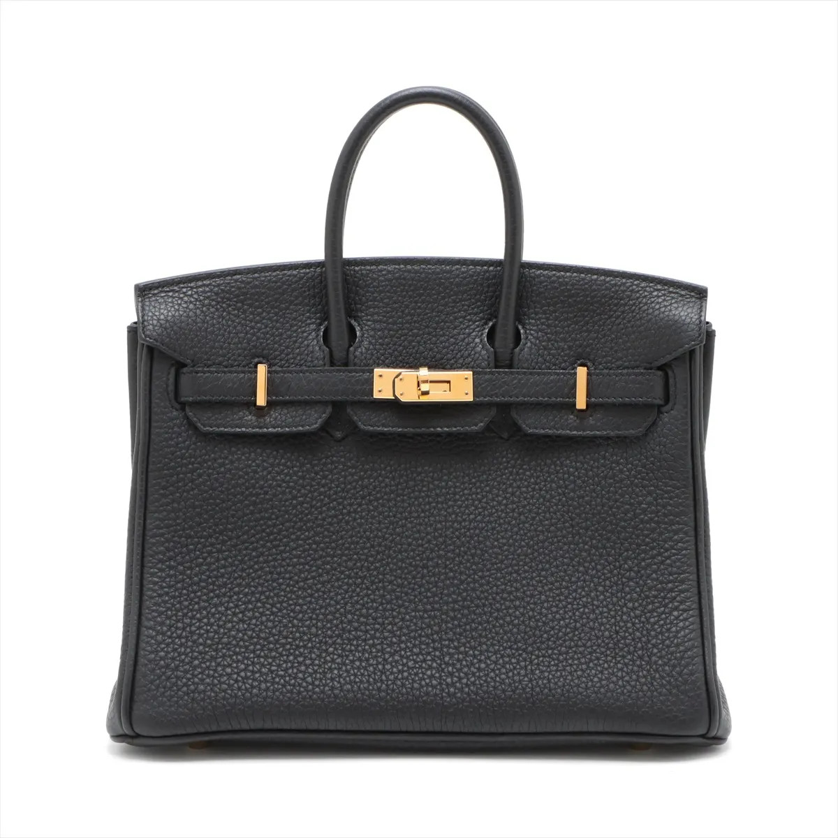 Hermès Birkin 25 Le Tournay Togo Black Gold Metal Fittings