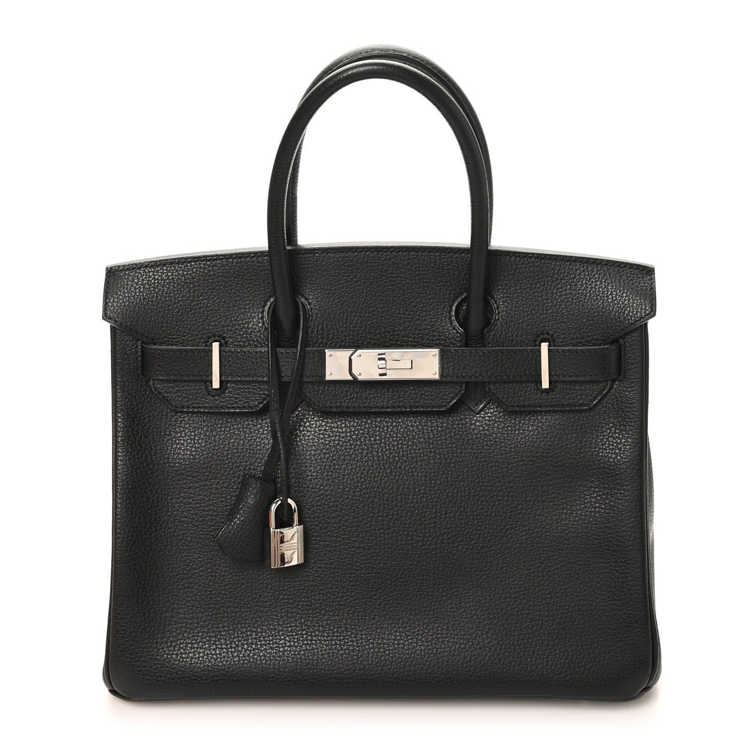 Hermes Taurillon Clemence Birkin 30 Black