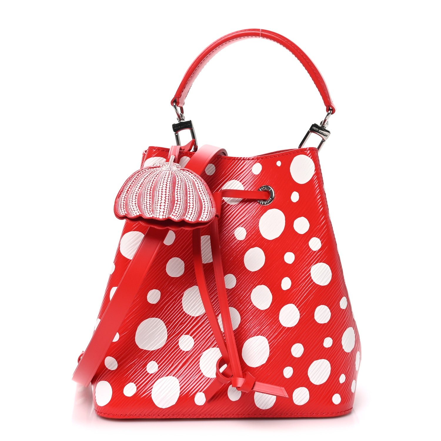 Louis Vuitton LV X YK Epi Neonoe BB Rouge White