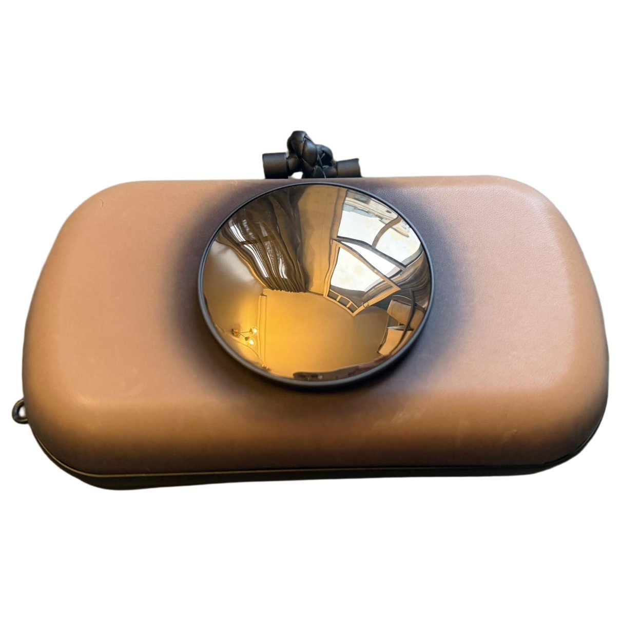 Pochette Knot leather clutch bag
