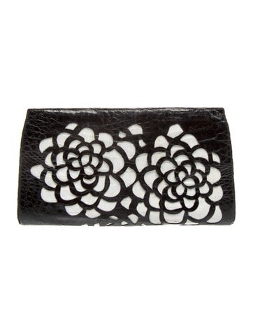 Nancy Gonzalez Leather Clutch