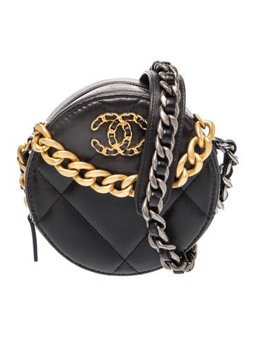 Chanel 19 Round Clutch w/ Chain