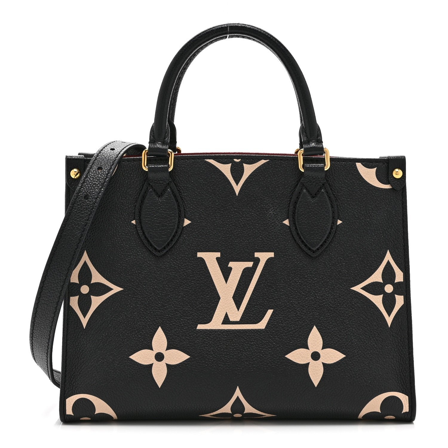 Louis Vuitton Empreinte Monogram Giant Onthego PM Black Beige