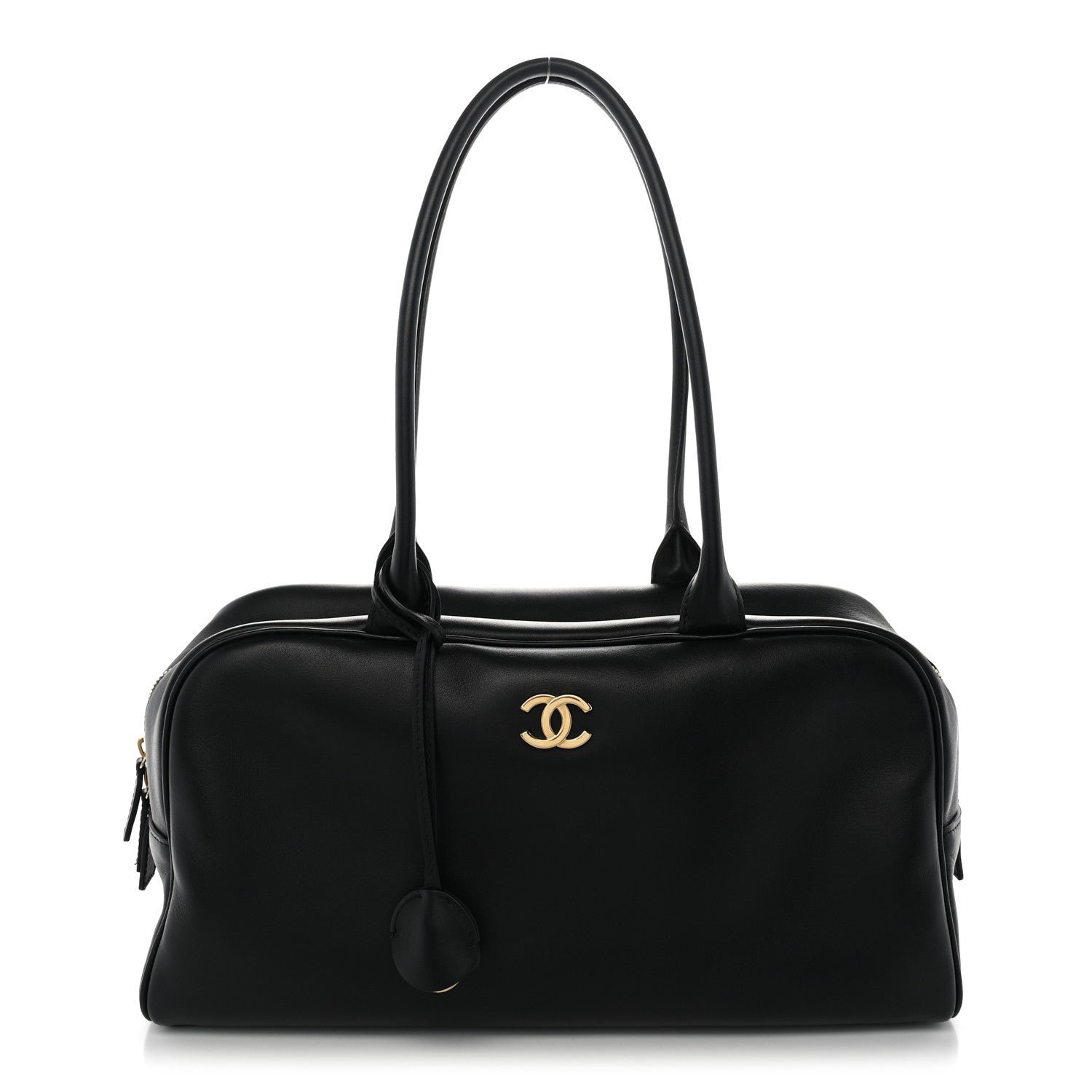 Chanel Calfskin Large Perfect Bowling Bag Black