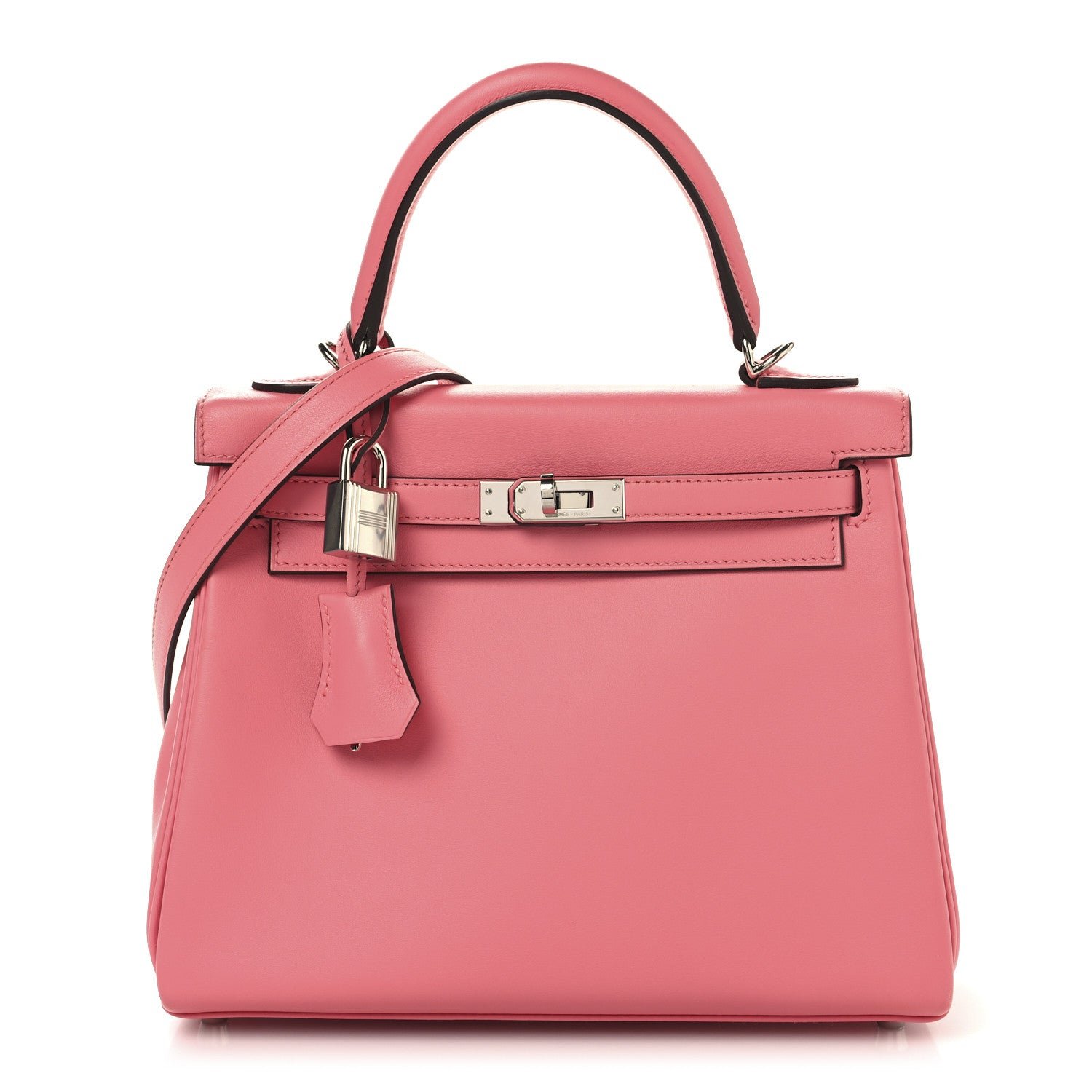 Hermes Swift Kelly Retourne 25 Rose Azalee