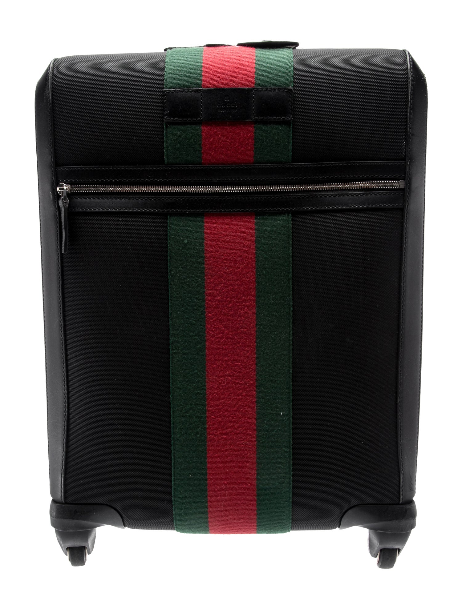 Microguccissima Web Techno Canvas Cabin Trolley Small