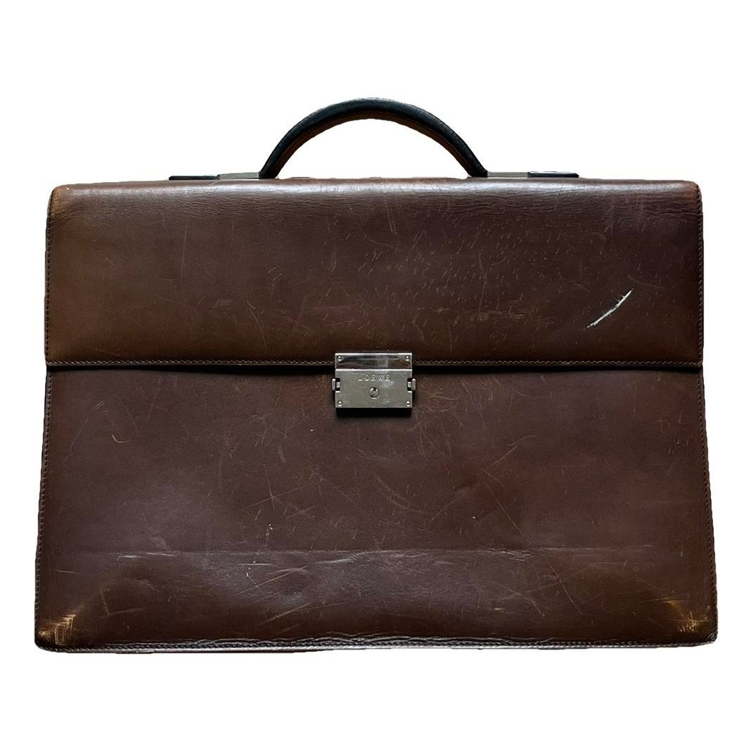 Loewe Postal leather satchel