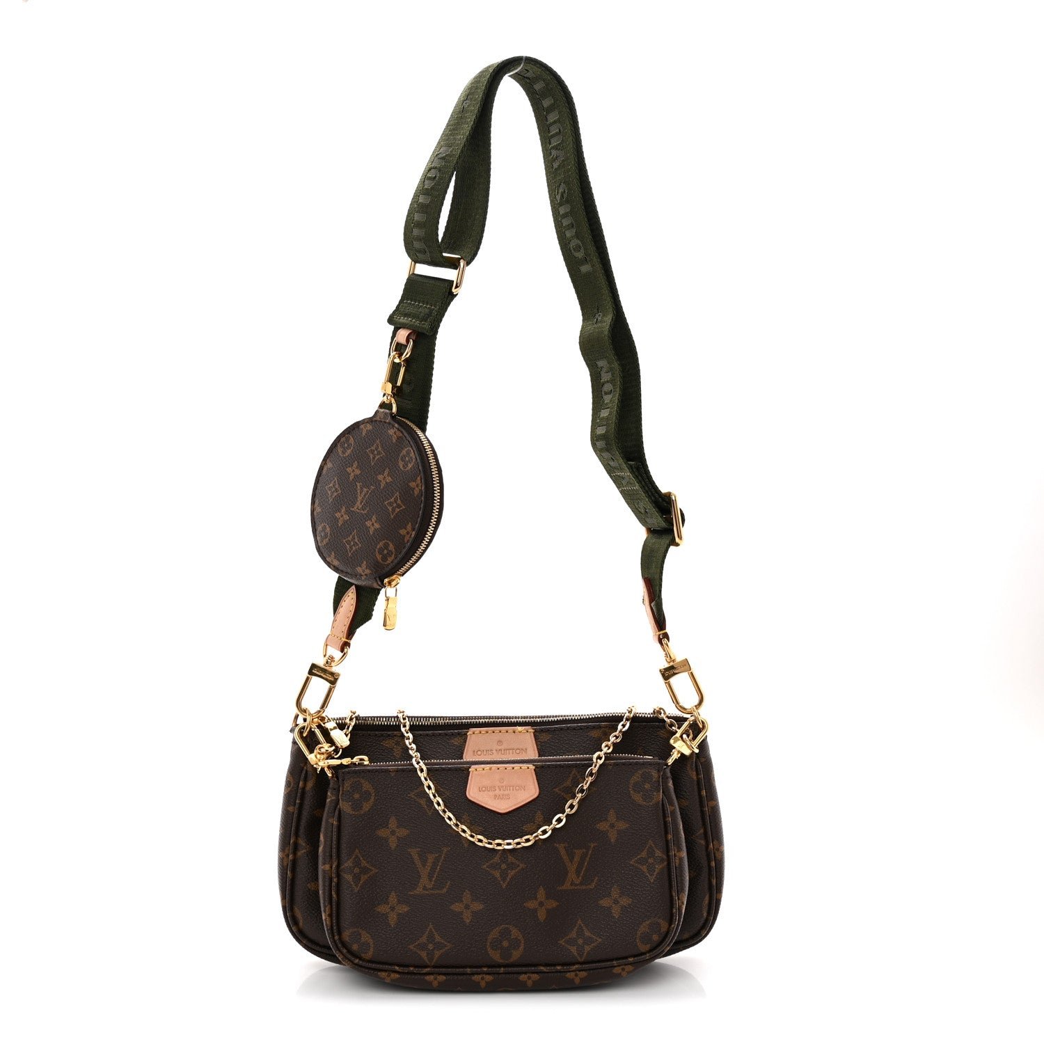 Louis Vuitton Monogram Multi Pochette Accessories Kaki