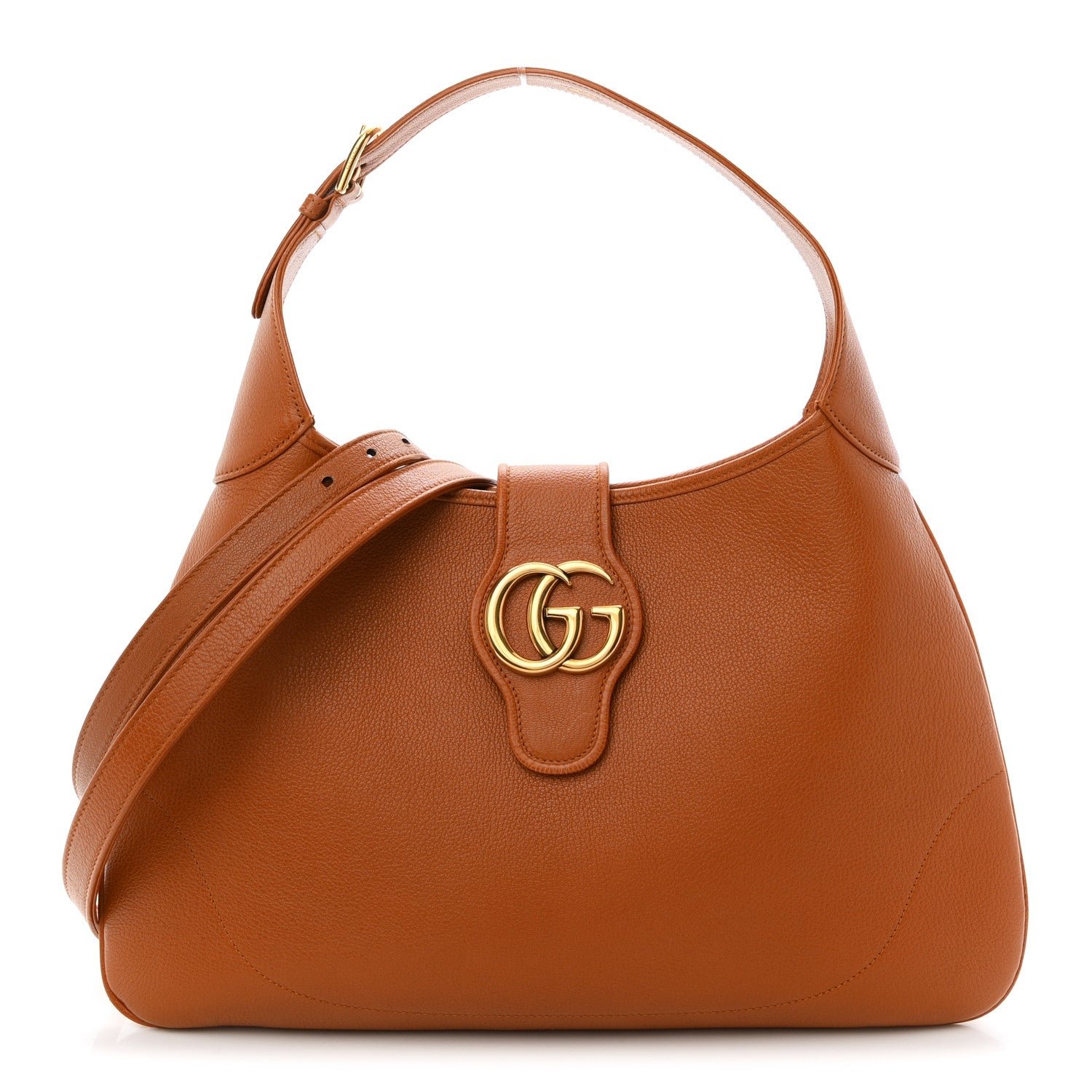 Gucci Goatskin Medium Aphrodite Shoulder Bag Tan