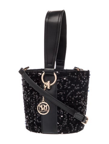 Badgley Mischka Sequins Bucket Bag