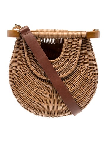 Staud Wicker Crossbody Bag Medium