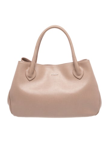 Leather Top Handle Bag