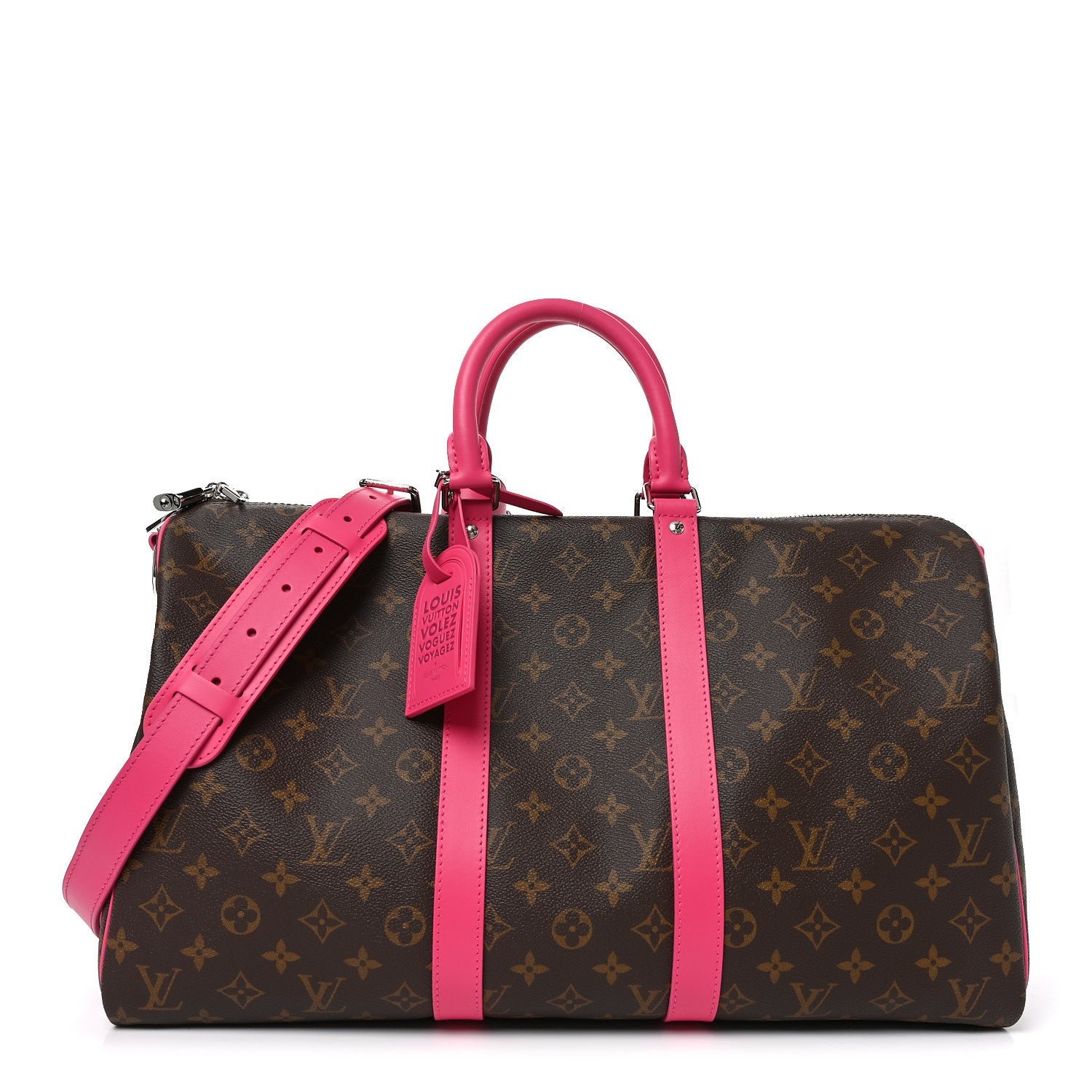 Louis Vuitton Louis Vuitton Monogram Keepall Bandouliere 45 Pondichery Pink