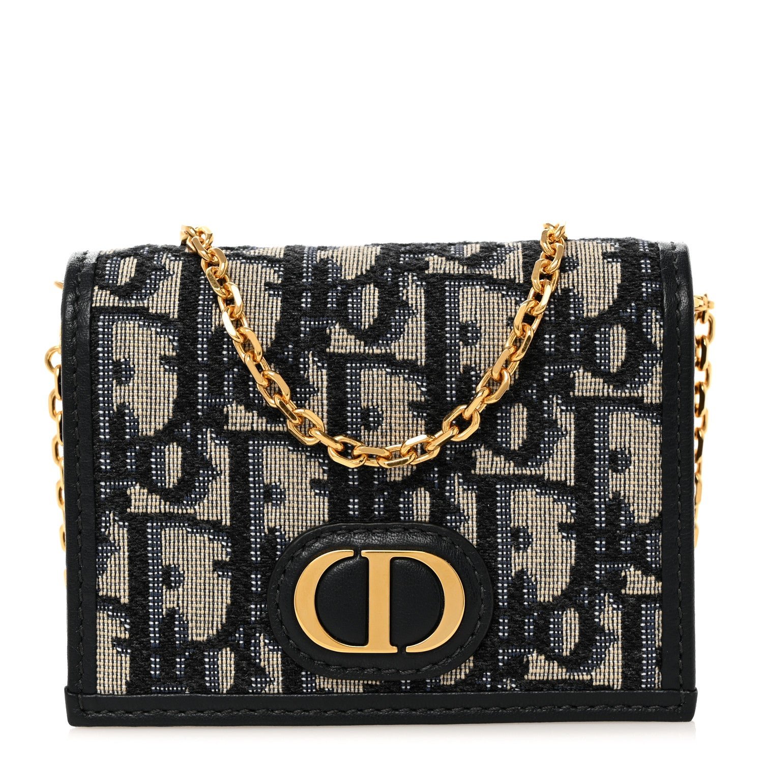 Dior Oblique Nano 30 Montaigne Pouch Blue