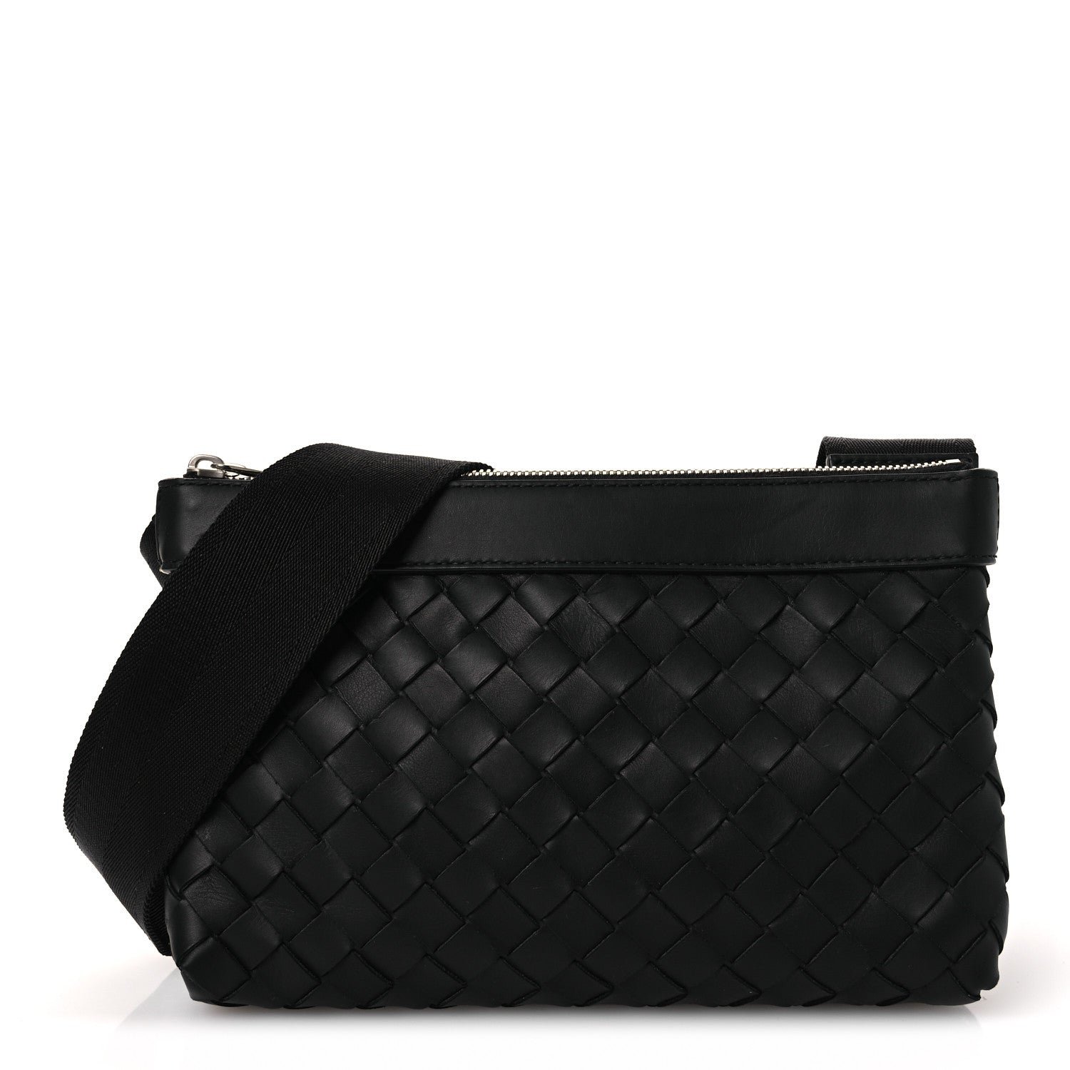 Bottega Veneta Nappa Intrecciato Duo Bag Black