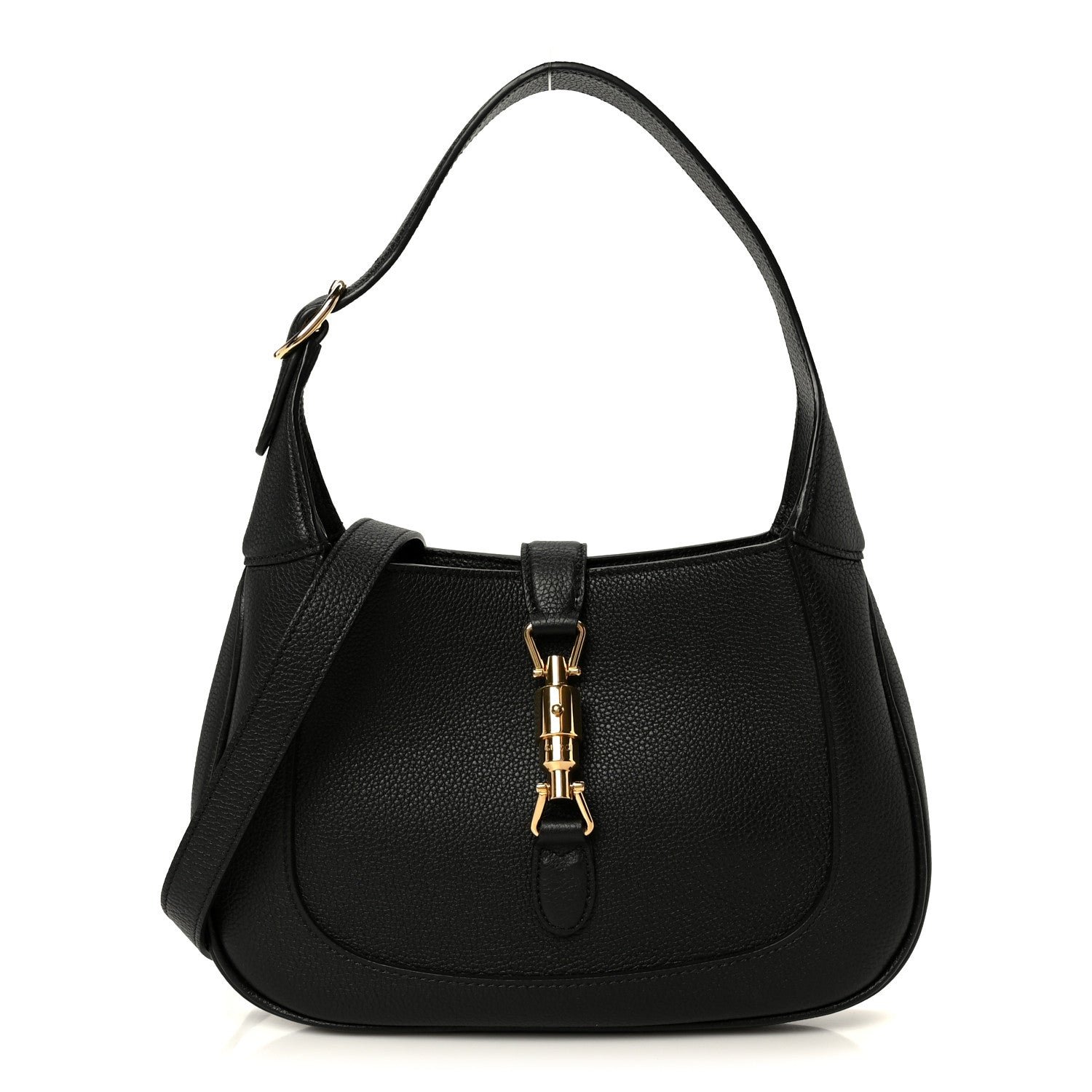 Gucci Grand Prix Calfskin Small Jackie 1961 Hobo Black