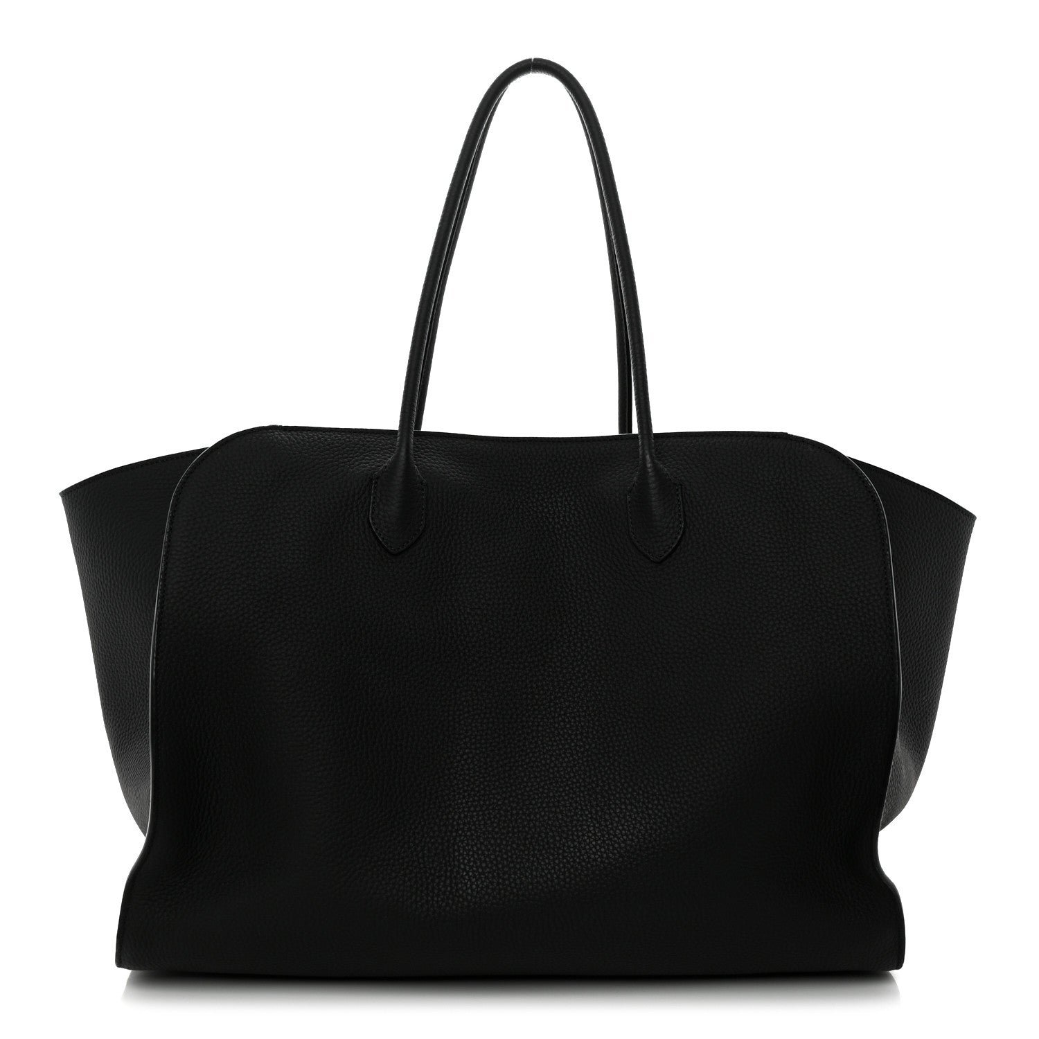 The Row Matte Grained Calfskin Marlo 17 Black