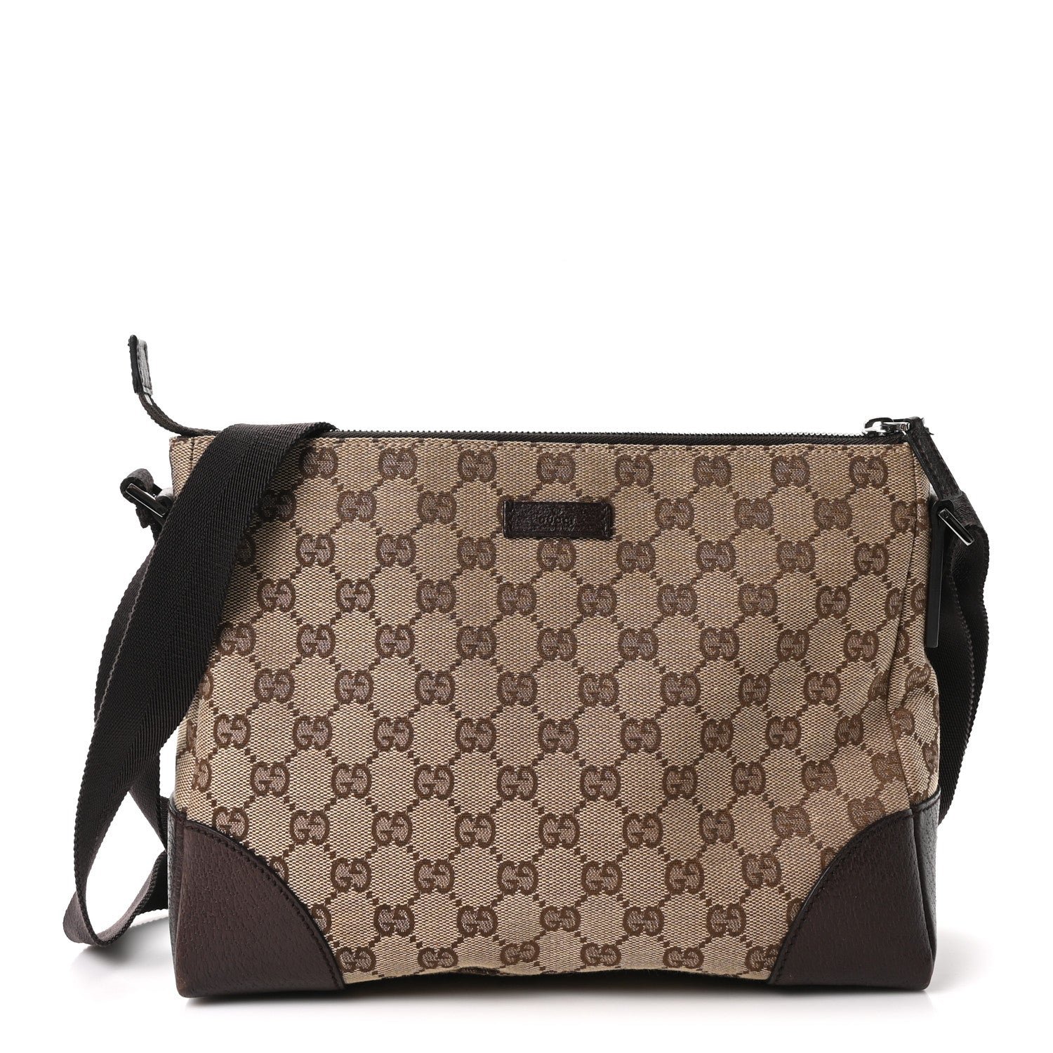 Gucci Monogram Joy Messenger Bag Dark Brown