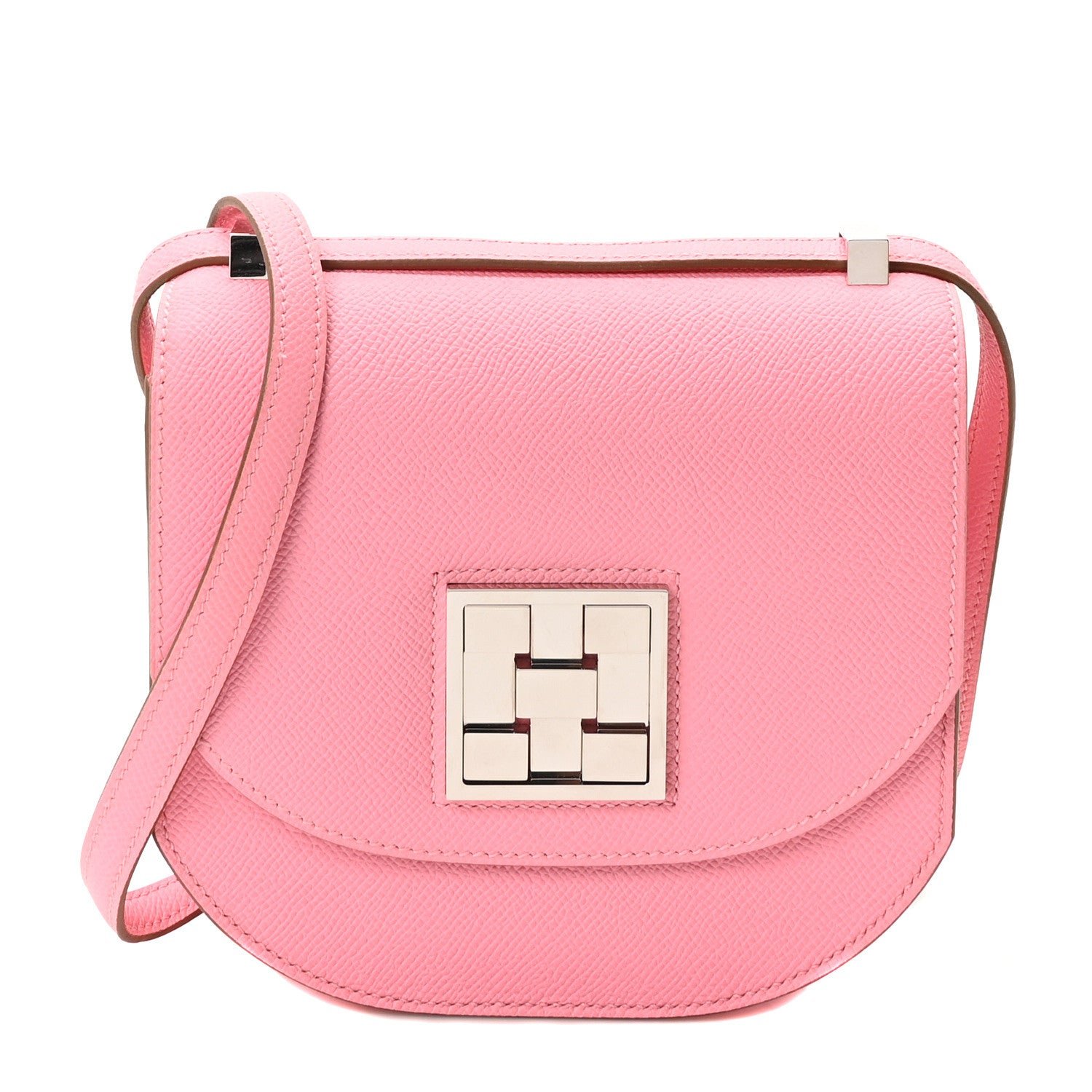 Hermes Epsom Mosaique Au 24-17 Rose Confetti