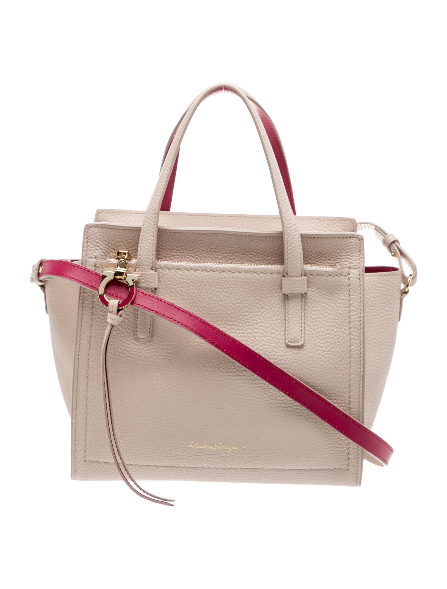 Leather Top Handle Bag