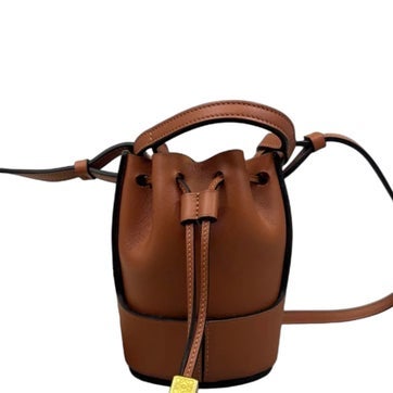 Calfskin Balloon Bucket Nano
