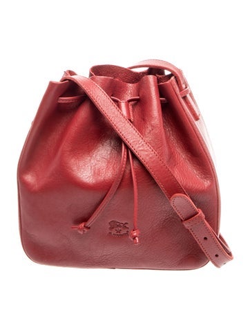 Il Bisonte Leather Bucket Bag
