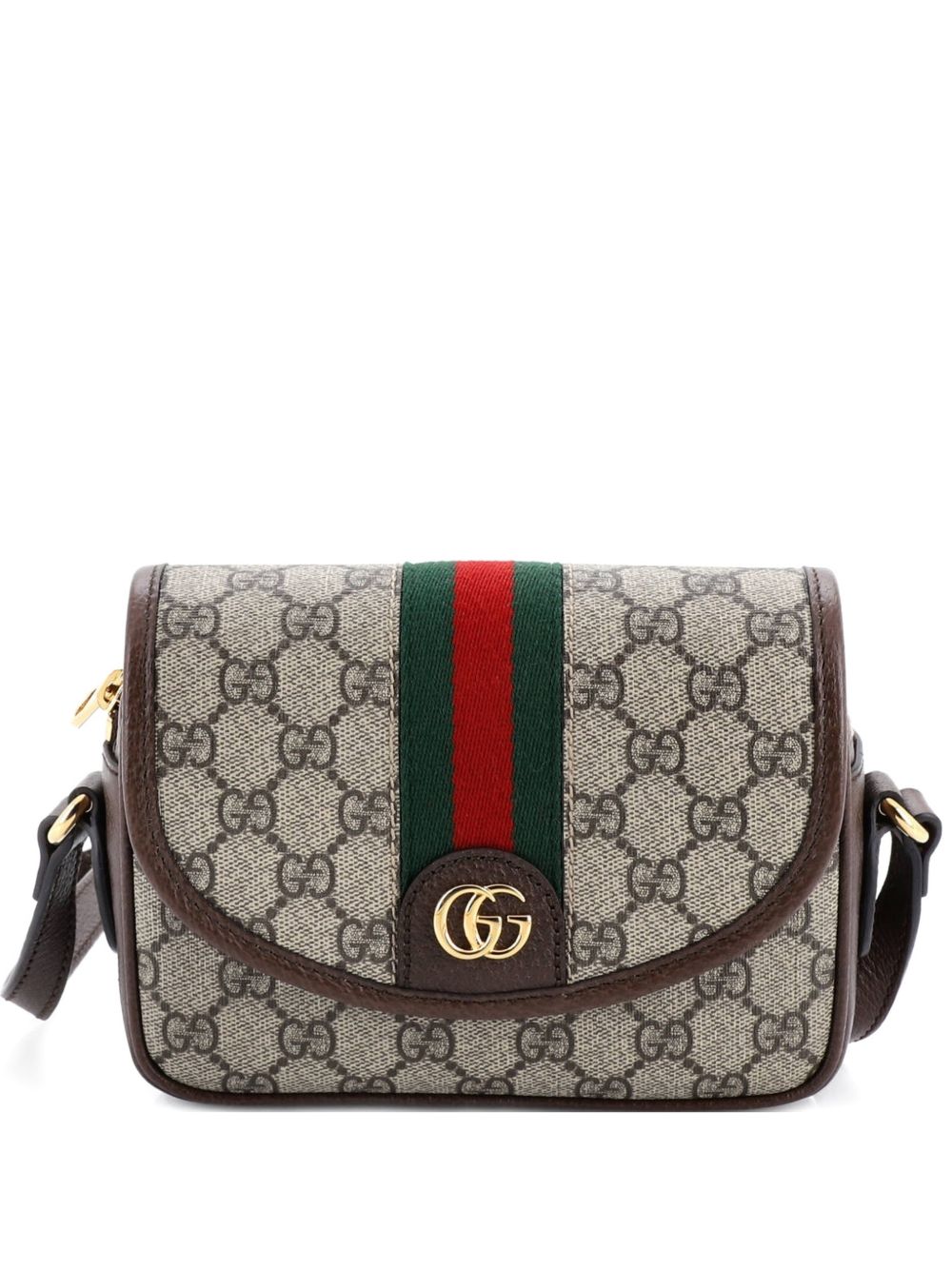 Ophidia Flap Shoulder Bag GG Coated Canvas Mini crossbody bag