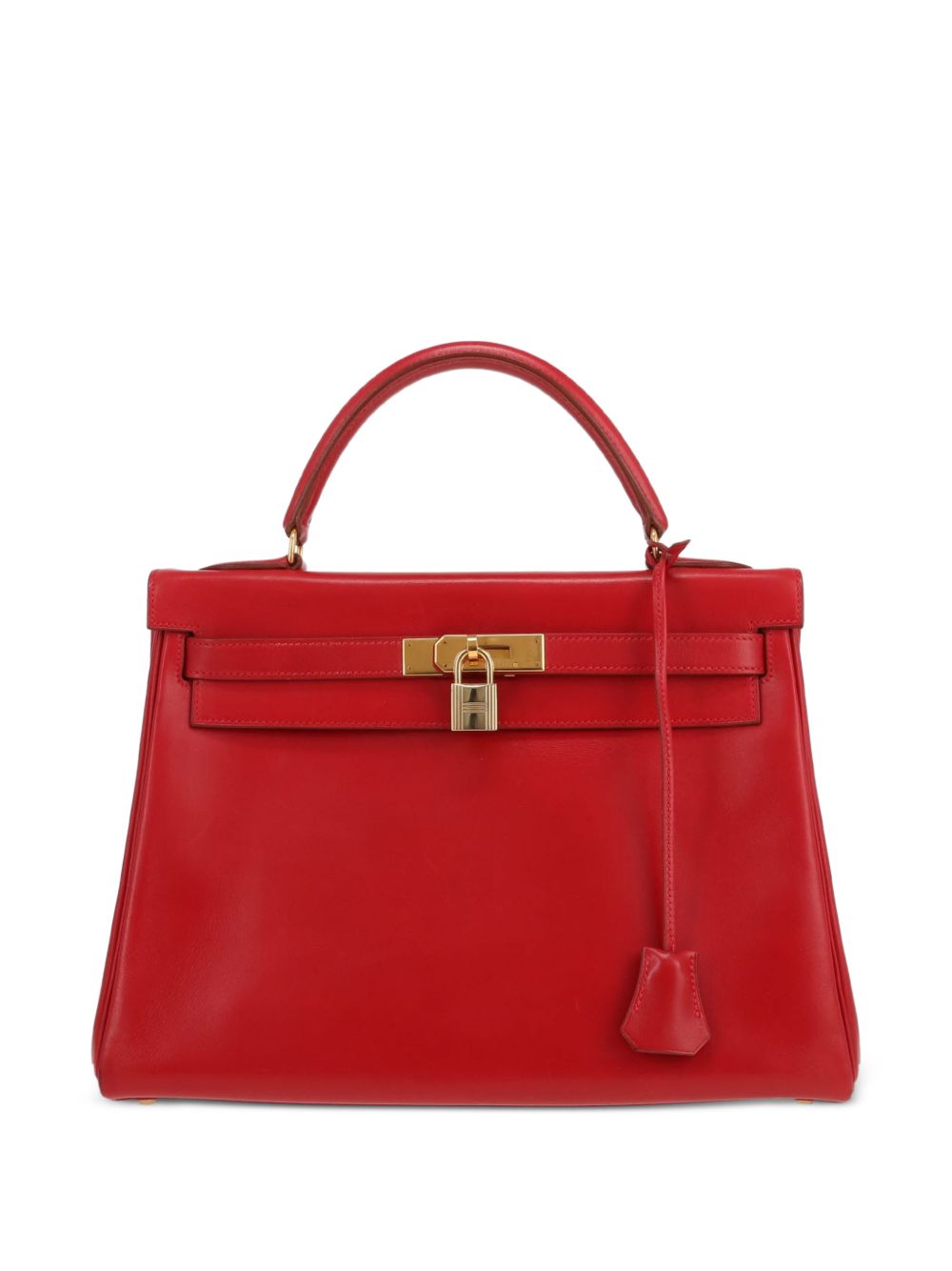 Hermes 1996 Kelly 32 gilt hardware leather handbag