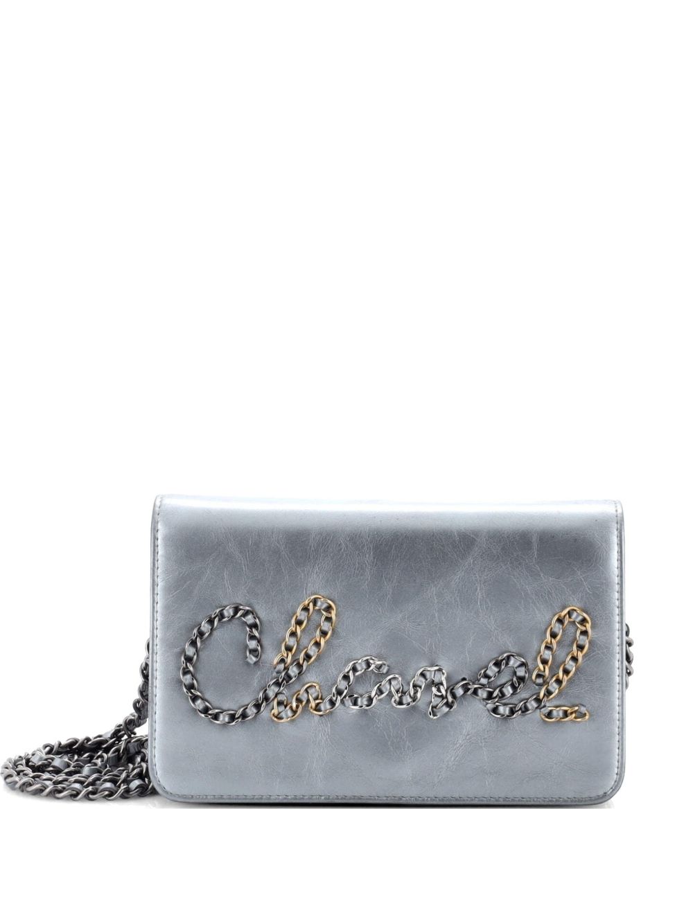 Chain Signe Wallet on Chain Calfskin crossbody bag