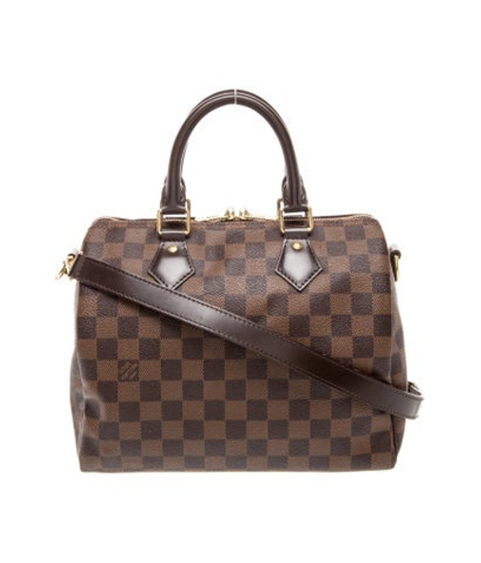 Louis Vuitton Vuitton Damier Ebene Speedy Bandouliere 25