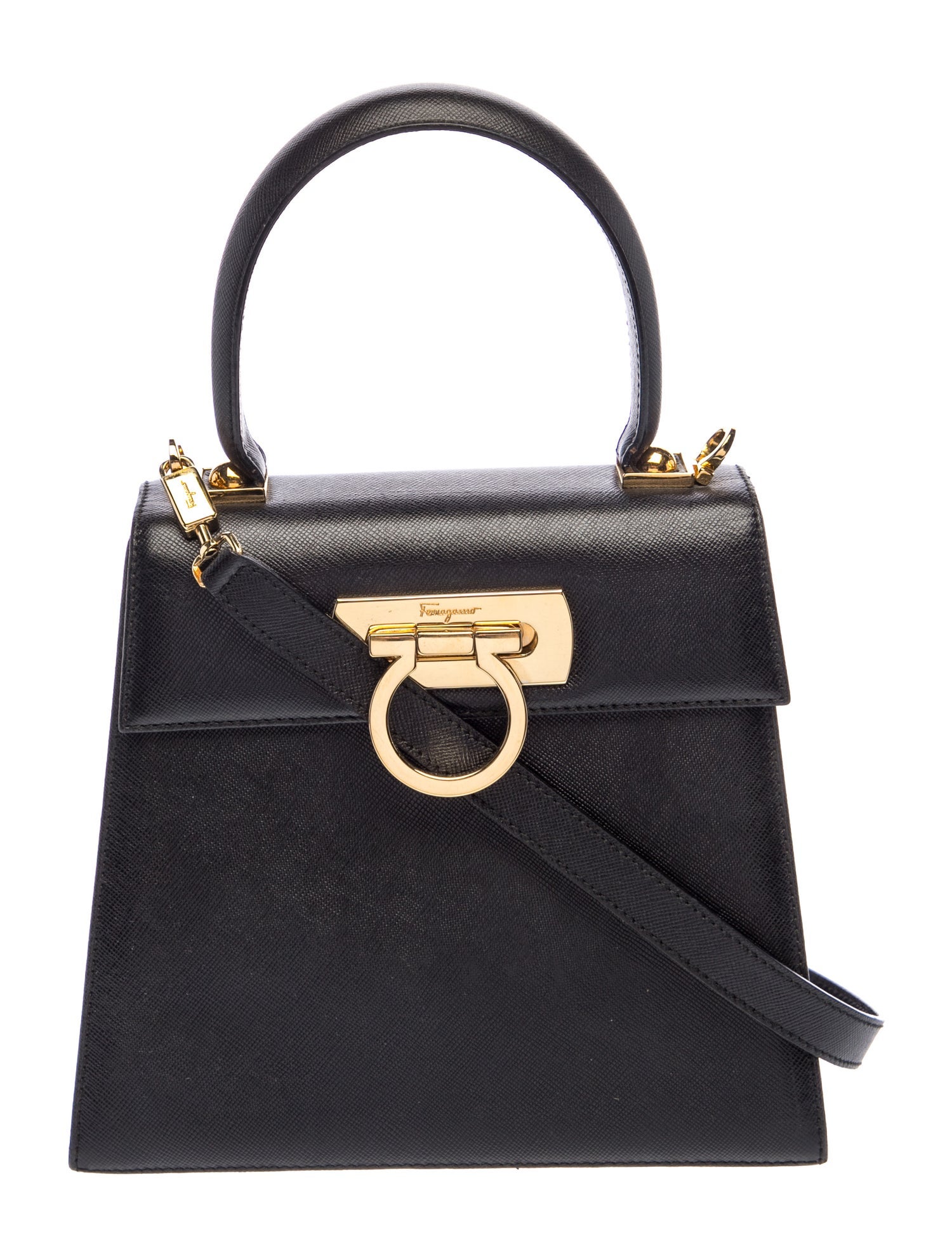 Gancini Iconic Top Handle Bag Small