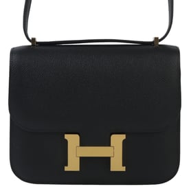 Hermes Unused ( Rank NS ) HERMÈS Constance Mini Black (89) Epsom Gold hardware U (2022)