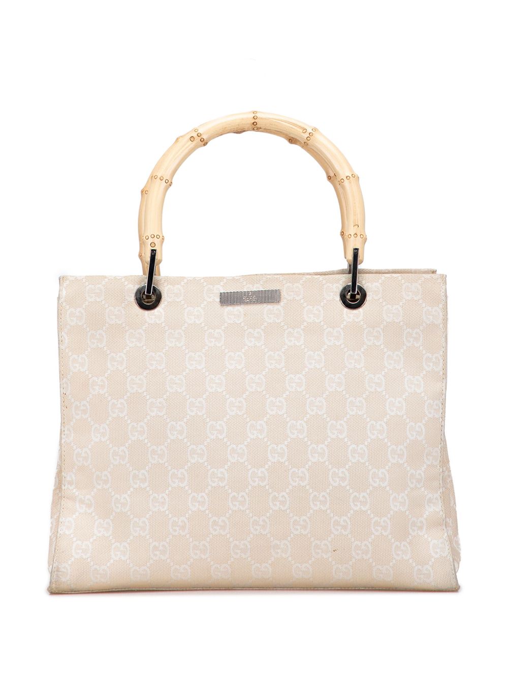 2000-2015 GG Canvas Bamboo satchel