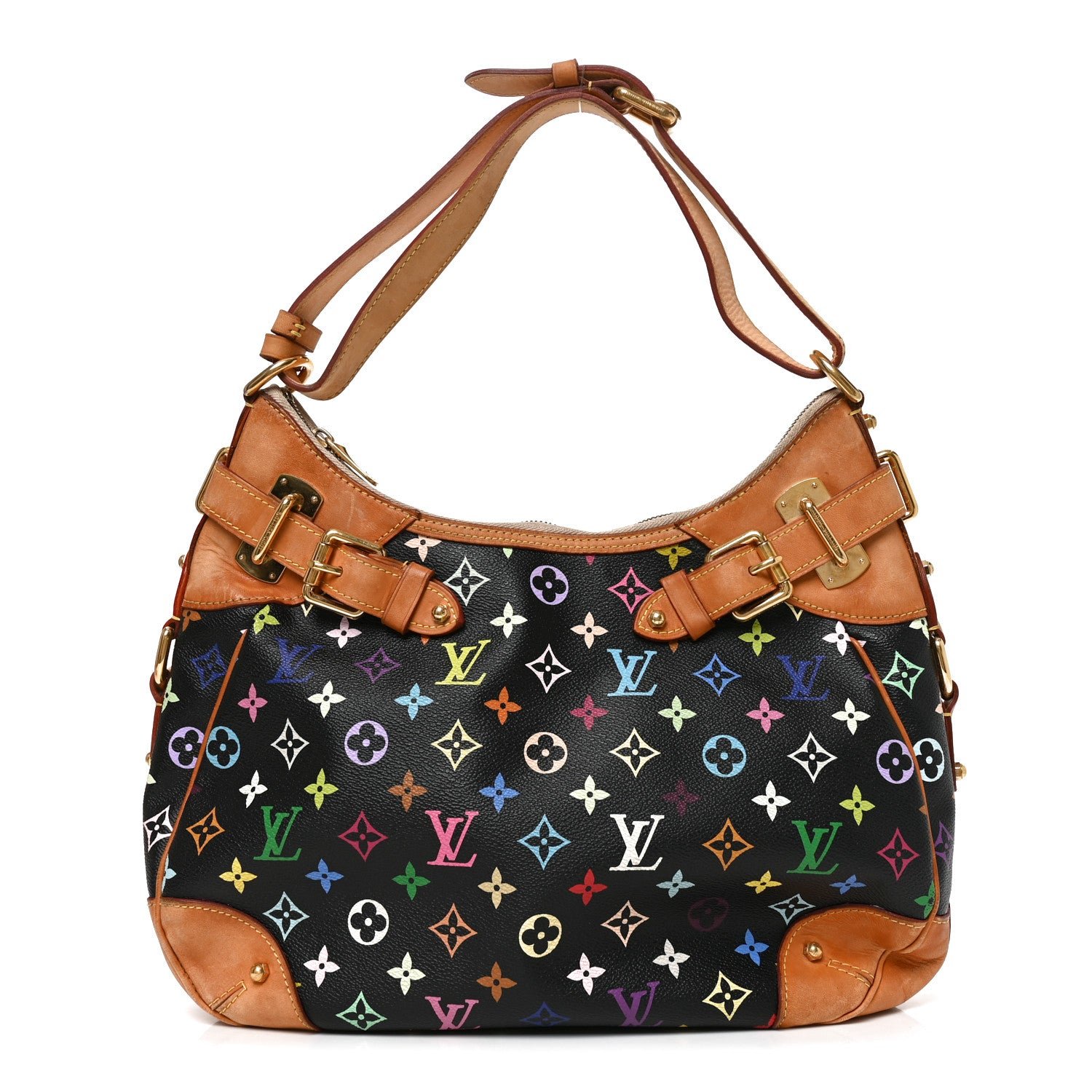 Louis Vuitton Monogram Multicolor Greta Black