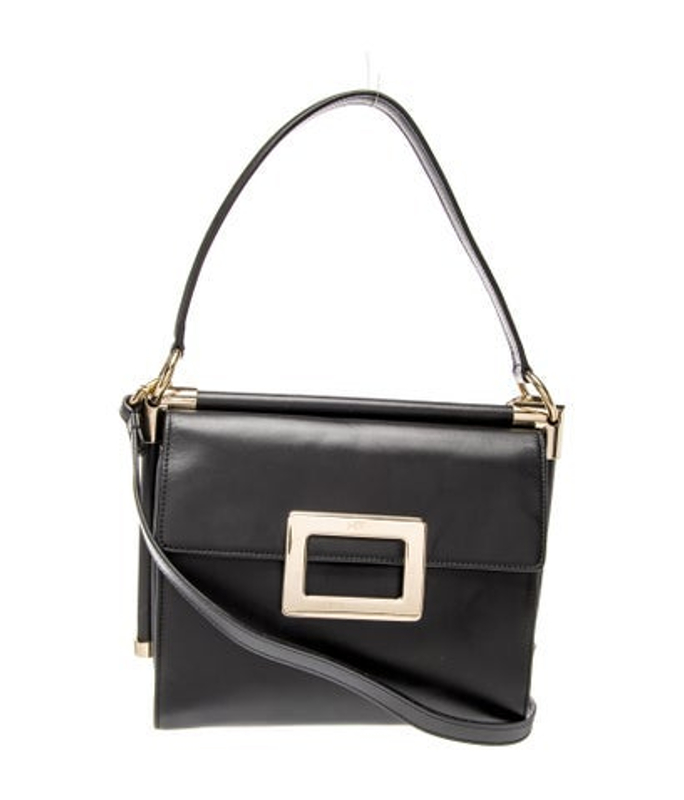 Roger Vivier Vivier Leather Crossbody Bag