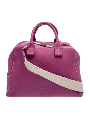 Leather Top Handle Bag