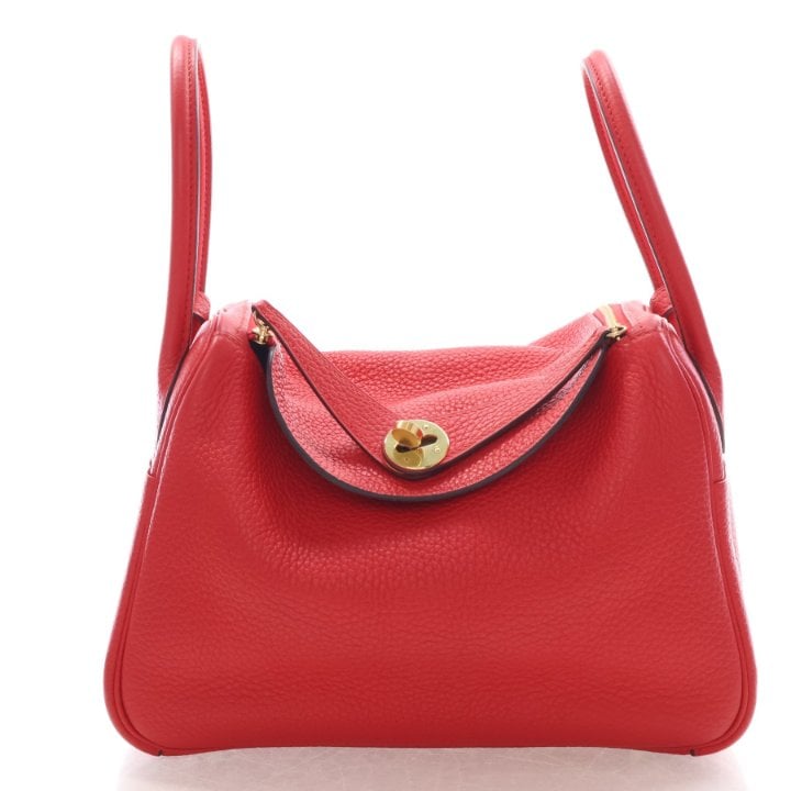 Hermes Rouge Clemence Lindy 26