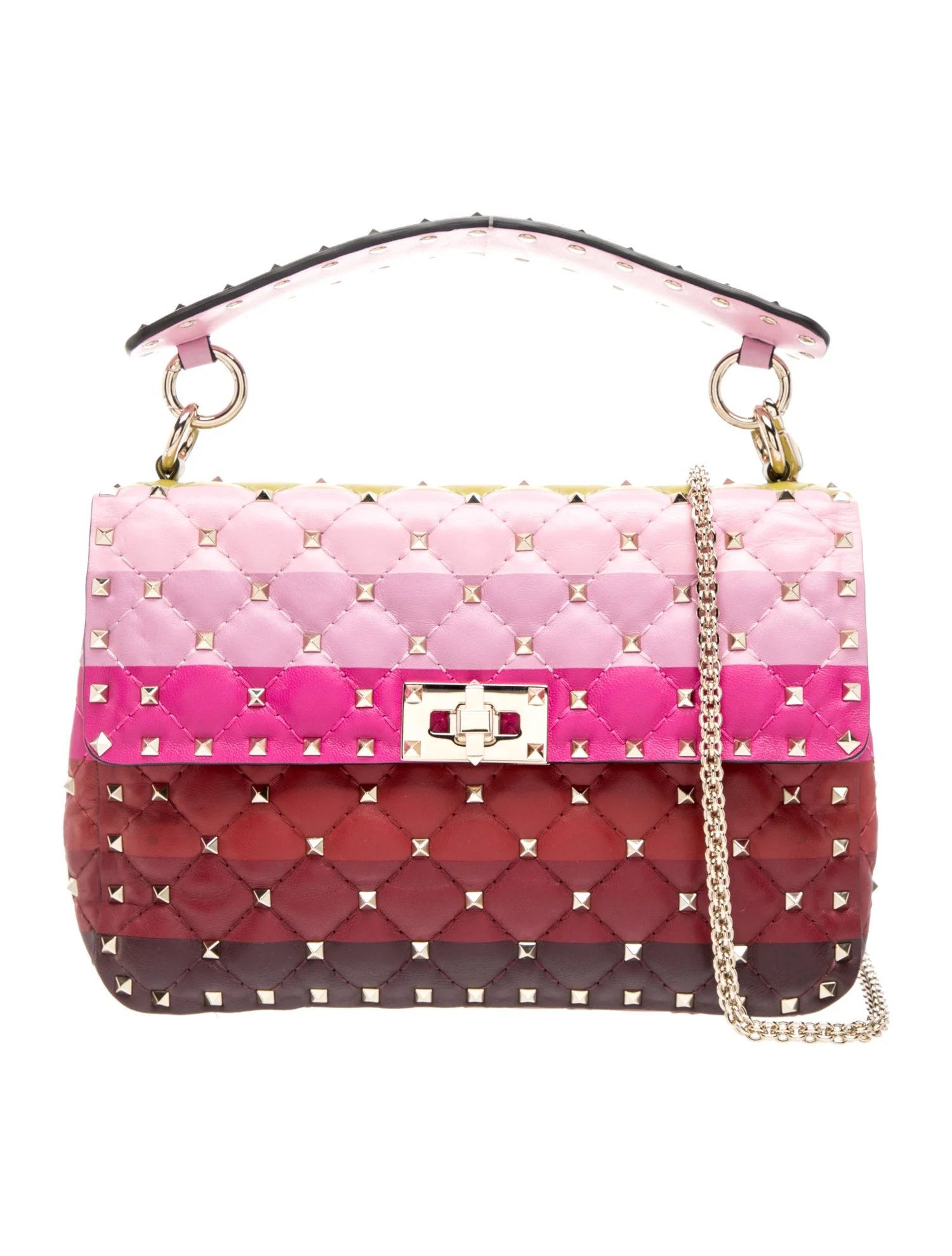 Valentino Rockstud Spike Top Handle Bag