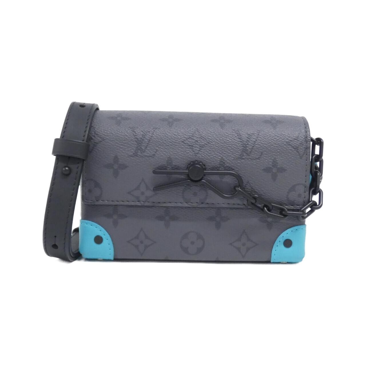 Louis Vuitton Monogram Eclipse Reverse Steamer Wearable Wallet M11...