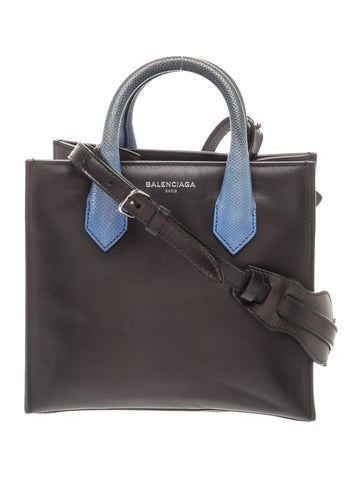 Leather Top Handle Bag Small